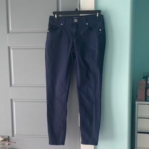 Crown & Ivy Navy Blue Denim Pants